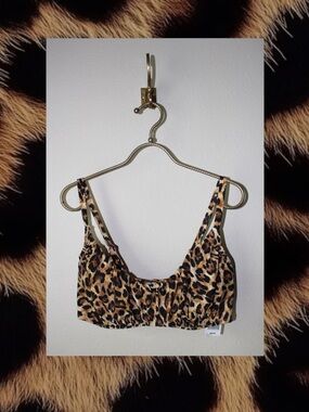 Leopard Print Shade & Shore Bikini Bra
